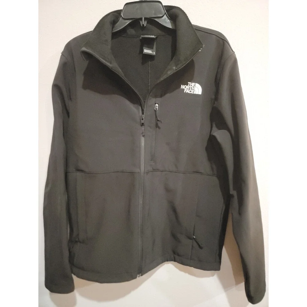 The North Face Jacket Mens M Black‎ Athletic Full Zip Casual